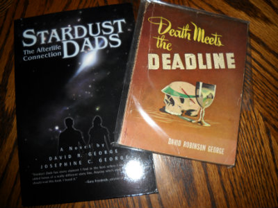 Our book w/Dad's book